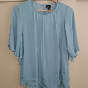 Light blue blouse